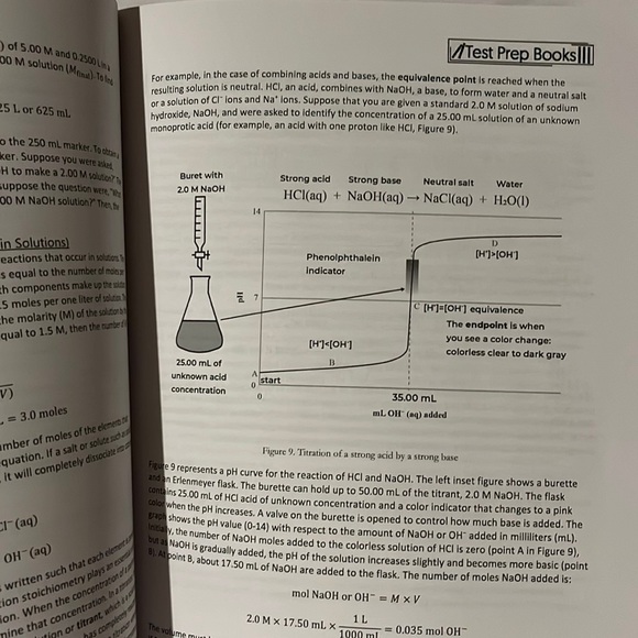 Test Prep Book.  General Chemistry, Study Guide. - Picture 3 of 3